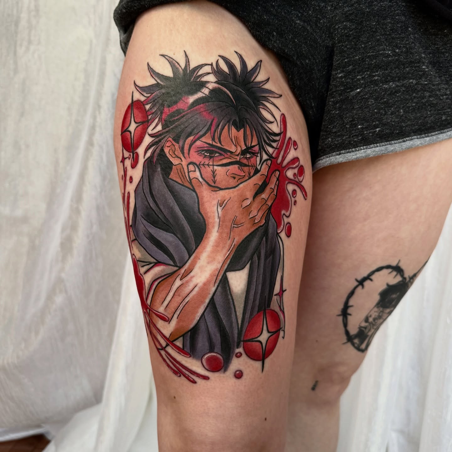 Tattoo by @w33bmachin3 — anime