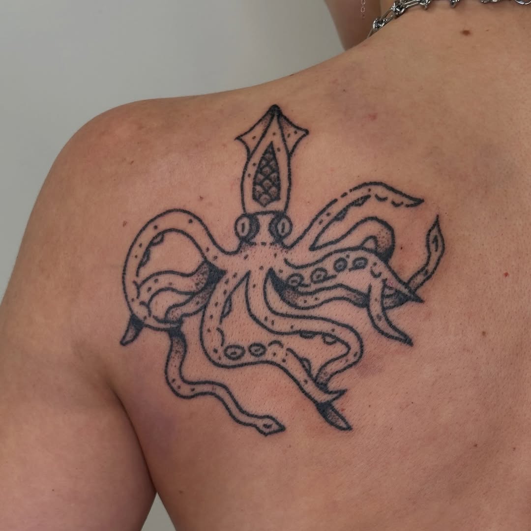 Tattoo by @almost_tattoos — dotwork