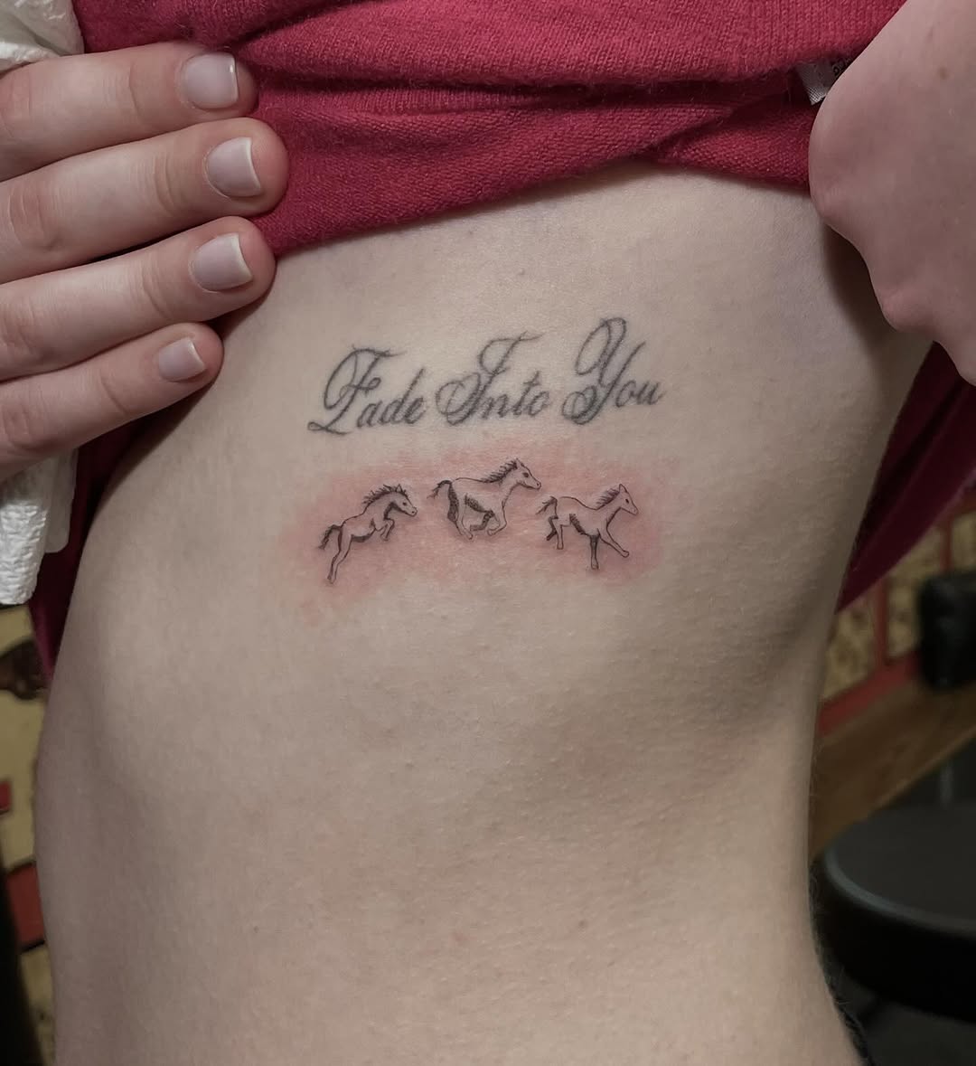 Tattoo by @fantasyandfuntattoo — fine_line, lettering_script