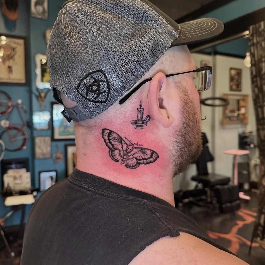 Tattoo by @aaronbeaudette — black_and_grey, illustrative