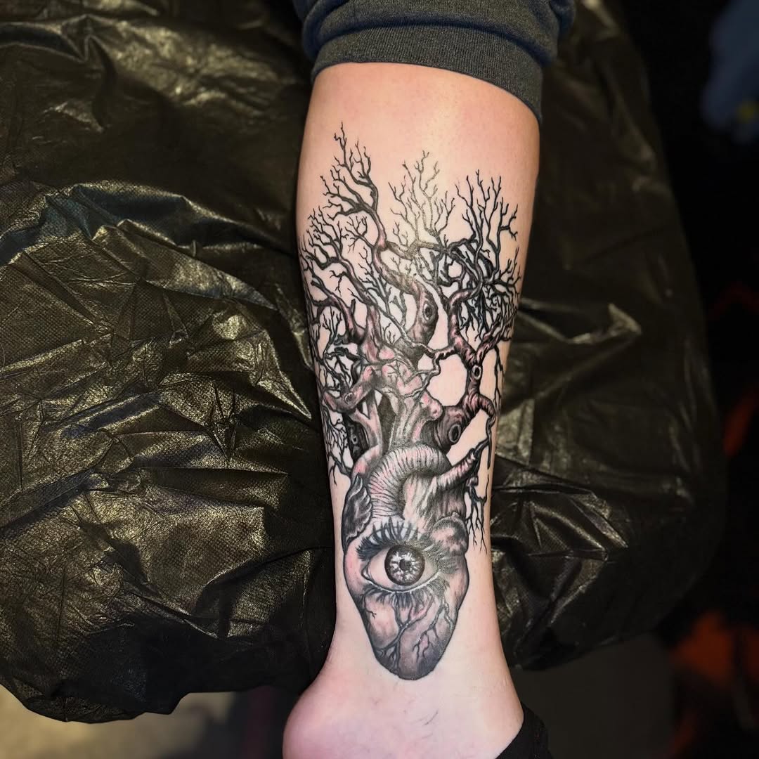 Tattoo by @aaronbeaudette — dark_realism, black_and_grey