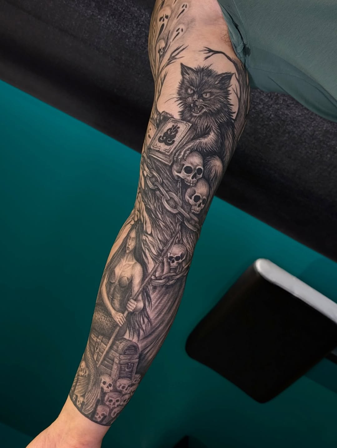 Tattoo by @arik.tattoo โ realism, dark_realism
