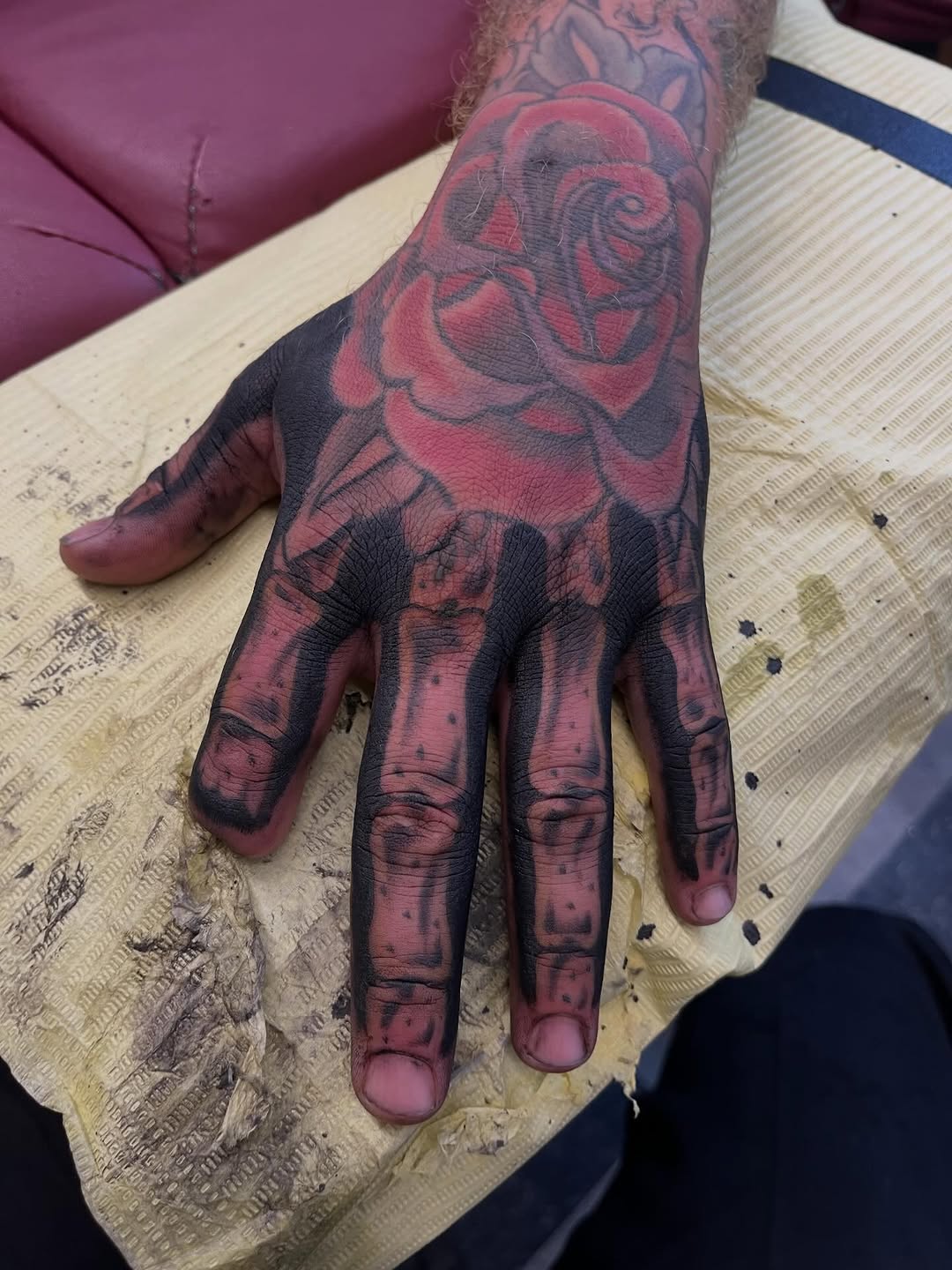 Tattoo by @tattooskii — blackwork, realism
