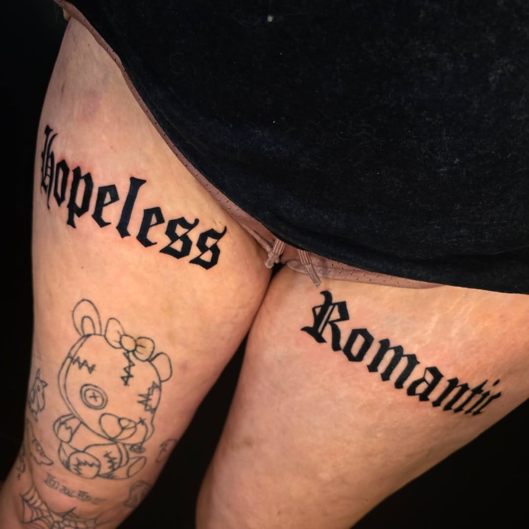 Tattoo by @lucidvisiontattoos — lettering_script