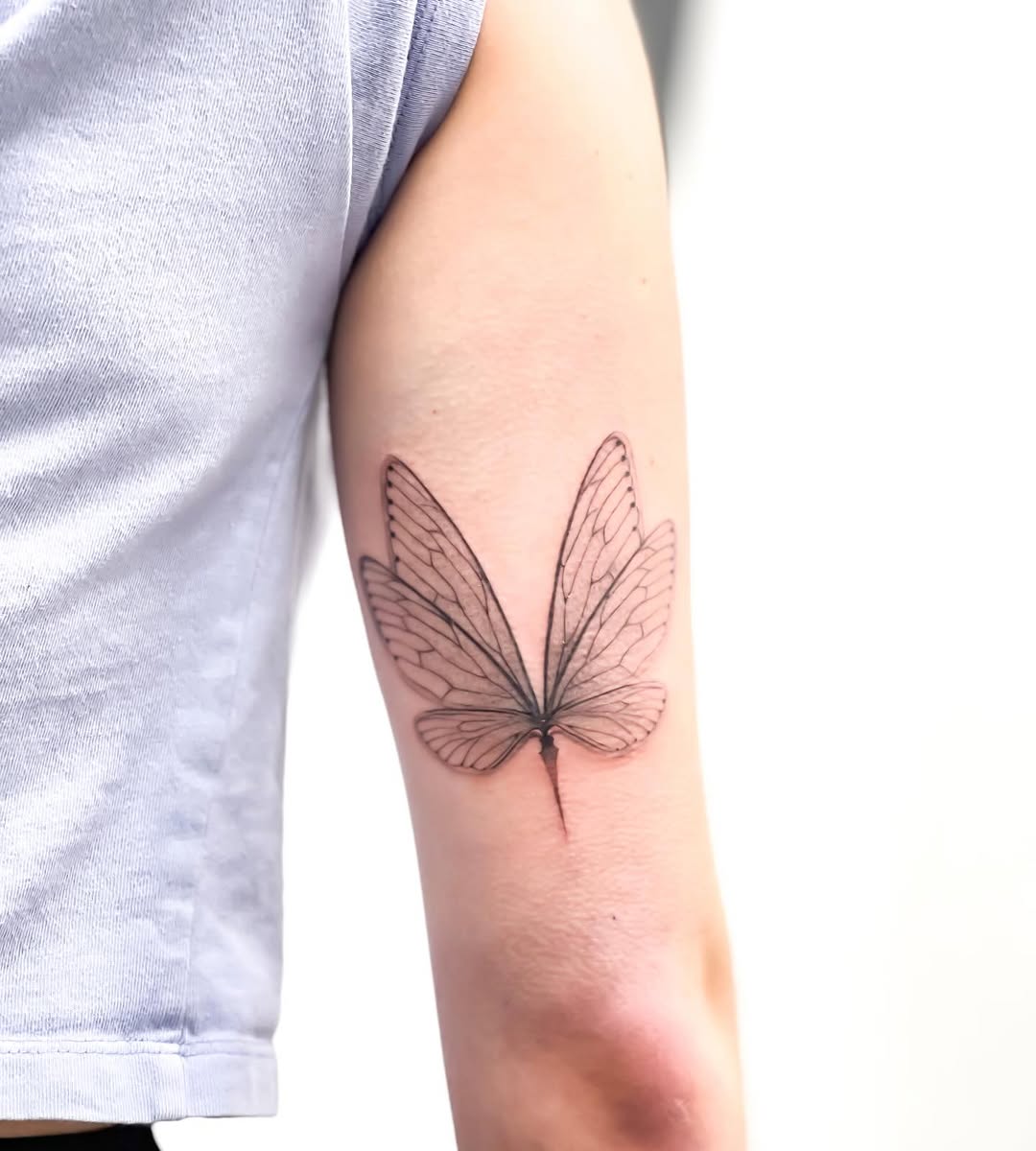 Tattoo by @banky7_tattooist — fine_line, black_and_grey