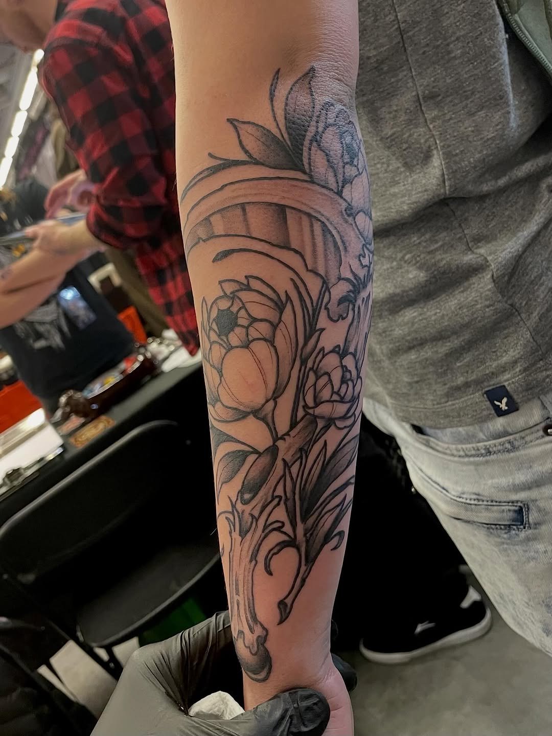 Tattoo by @mharristattoos — black_and_grey, realism