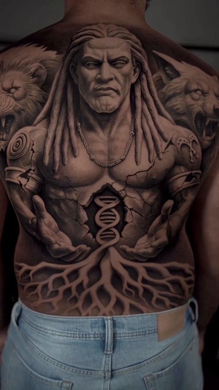 Tattoo by @jac_alonso — realism, black_and_grey