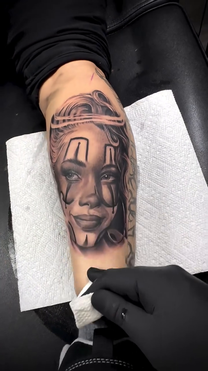 Tattoo by @jettskii_jitt_ — realism, chicano