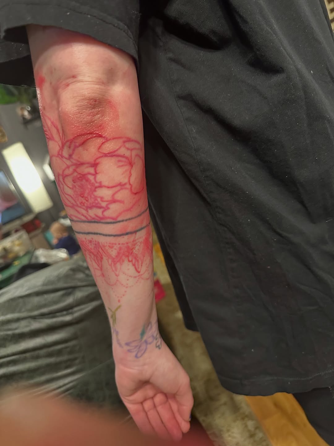 Tattoo by @juiceinkythings — dotwork