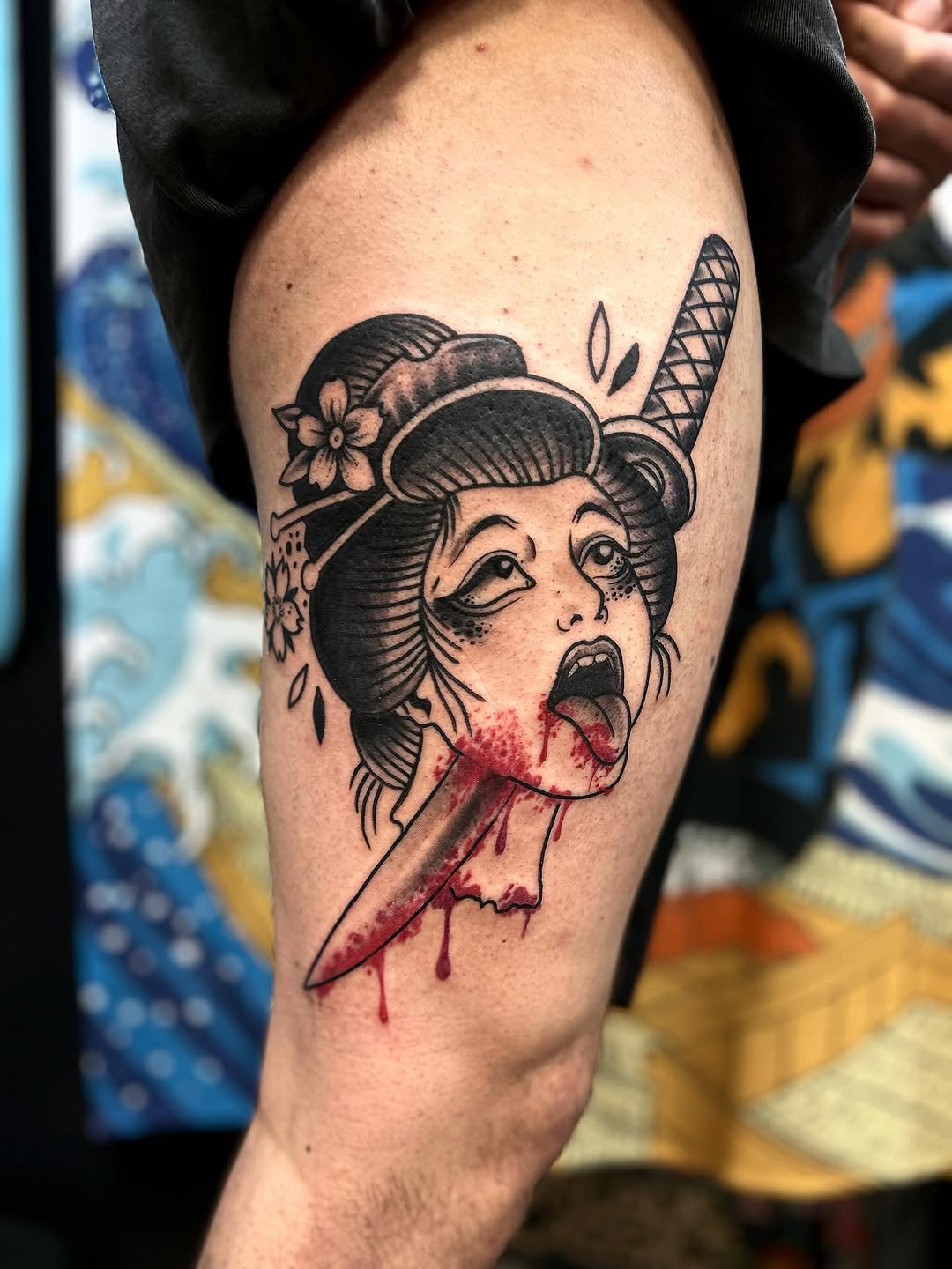 Tattoo by @coma_stein — american_traditional, illustrative