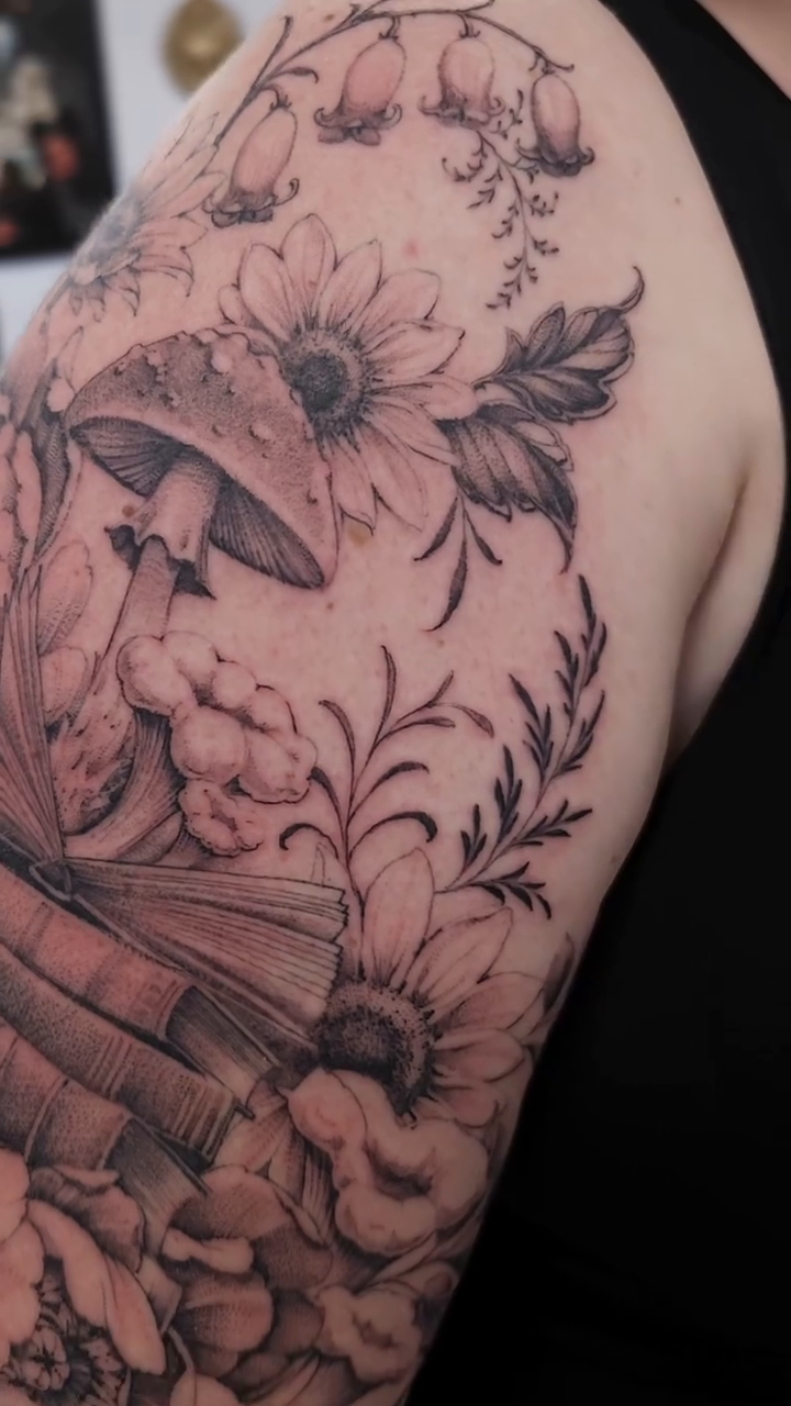 Tattoo by @jordanallredart — black_and_grey, realism
