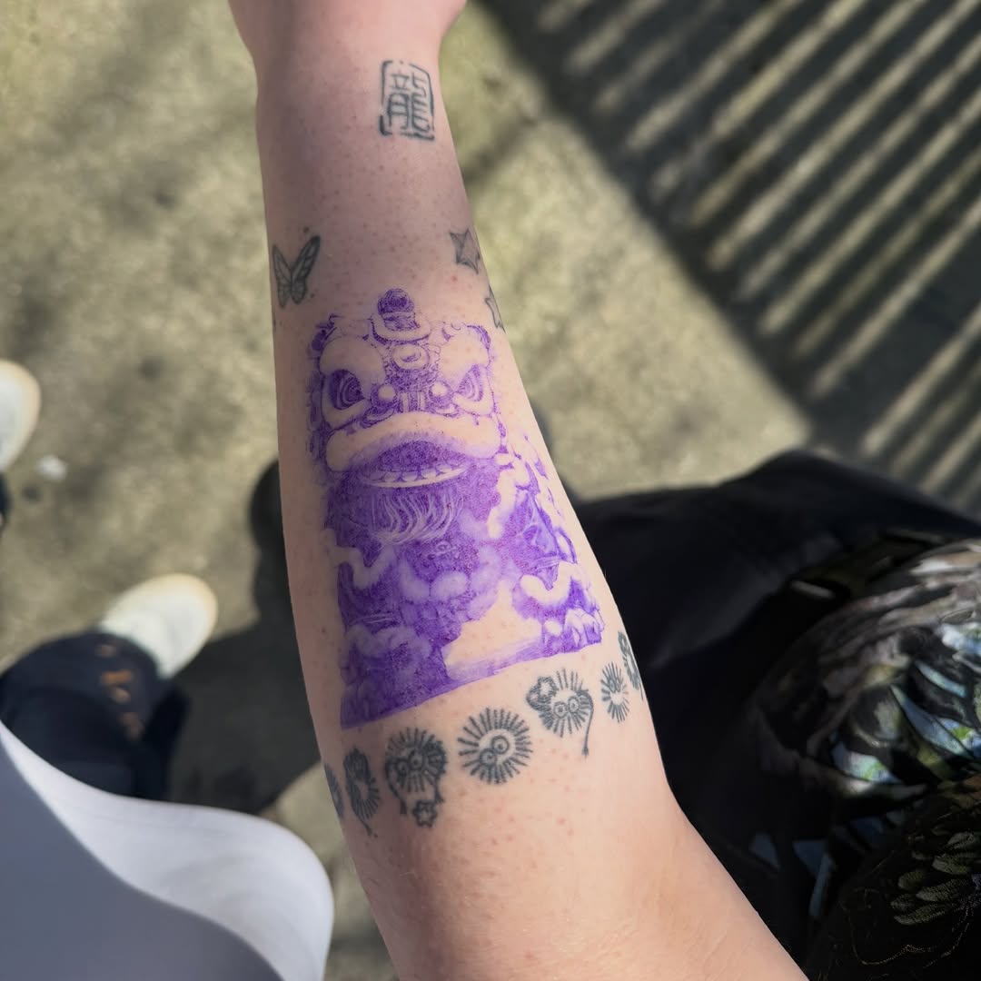 Tattoo by @sonamachine β illustrative, black_and_grey