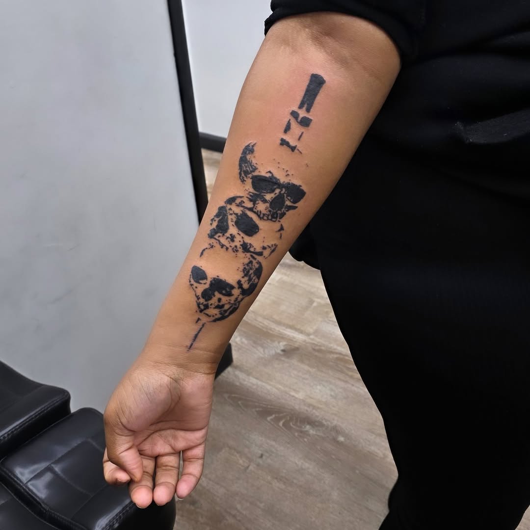 Tattoo by @rome_ink_tattoo — blackwork, dark_realism