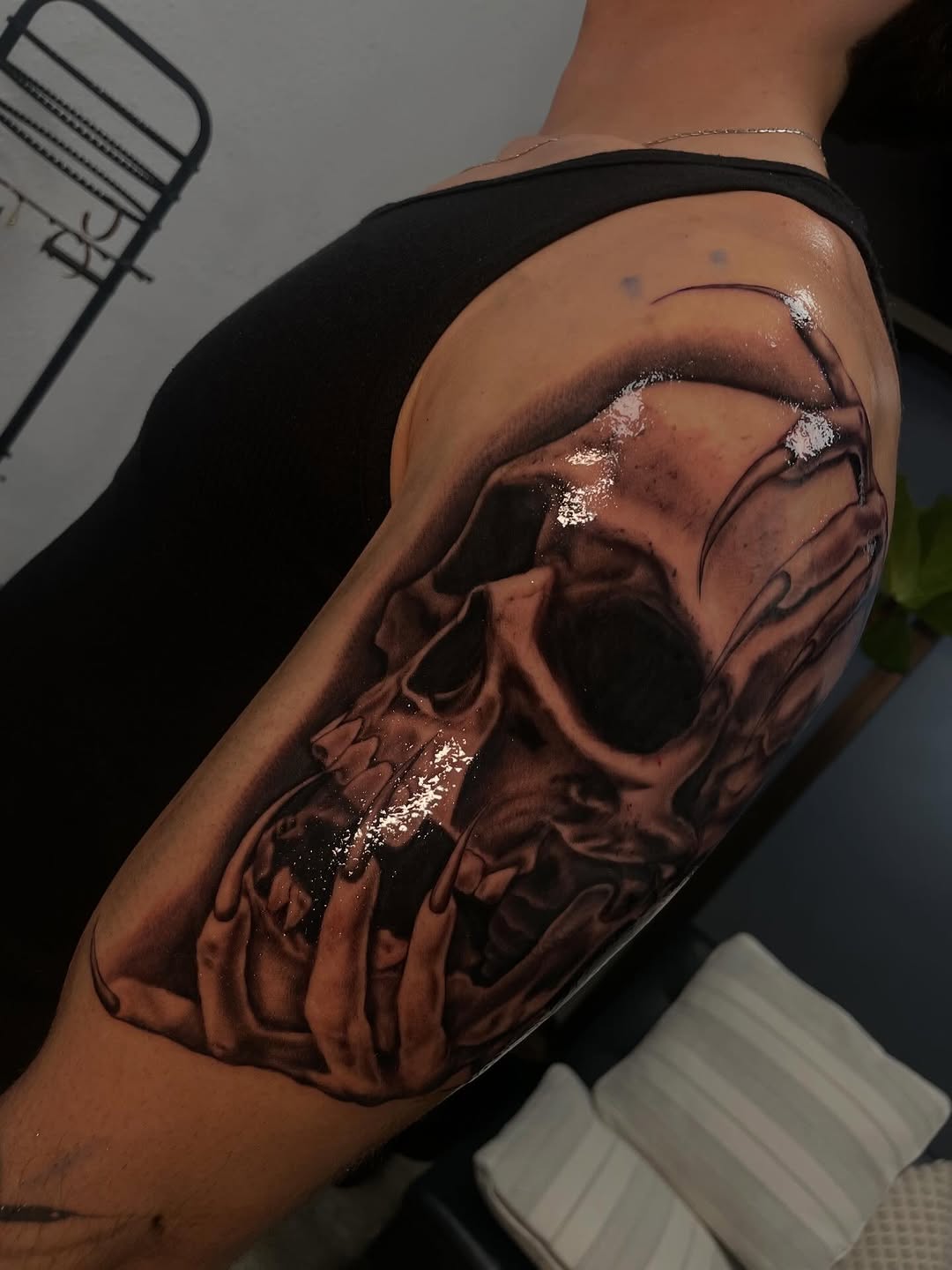 Tattoo by @tori_tattooz β realism, black_and_grey