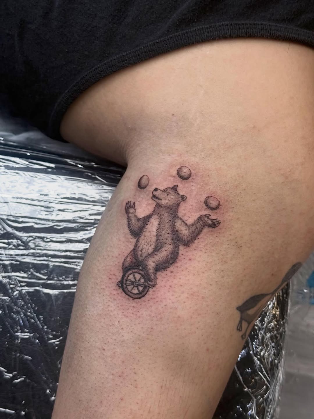 Tattoo by @khangtart — black_and_grey