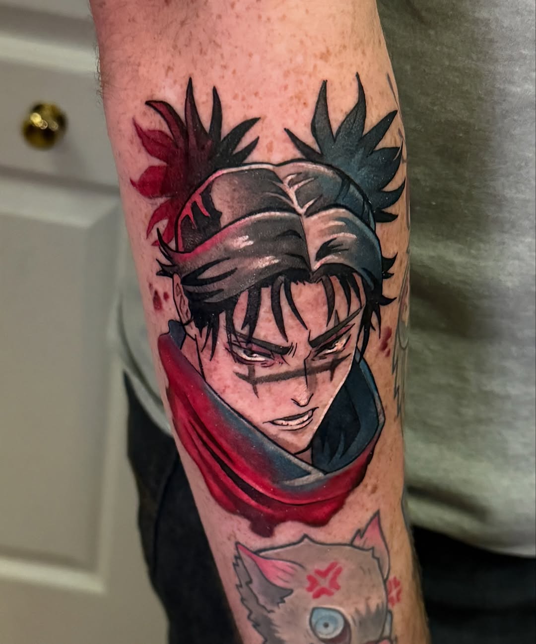 Tattoo by @mandocastroart — anime, illustrative