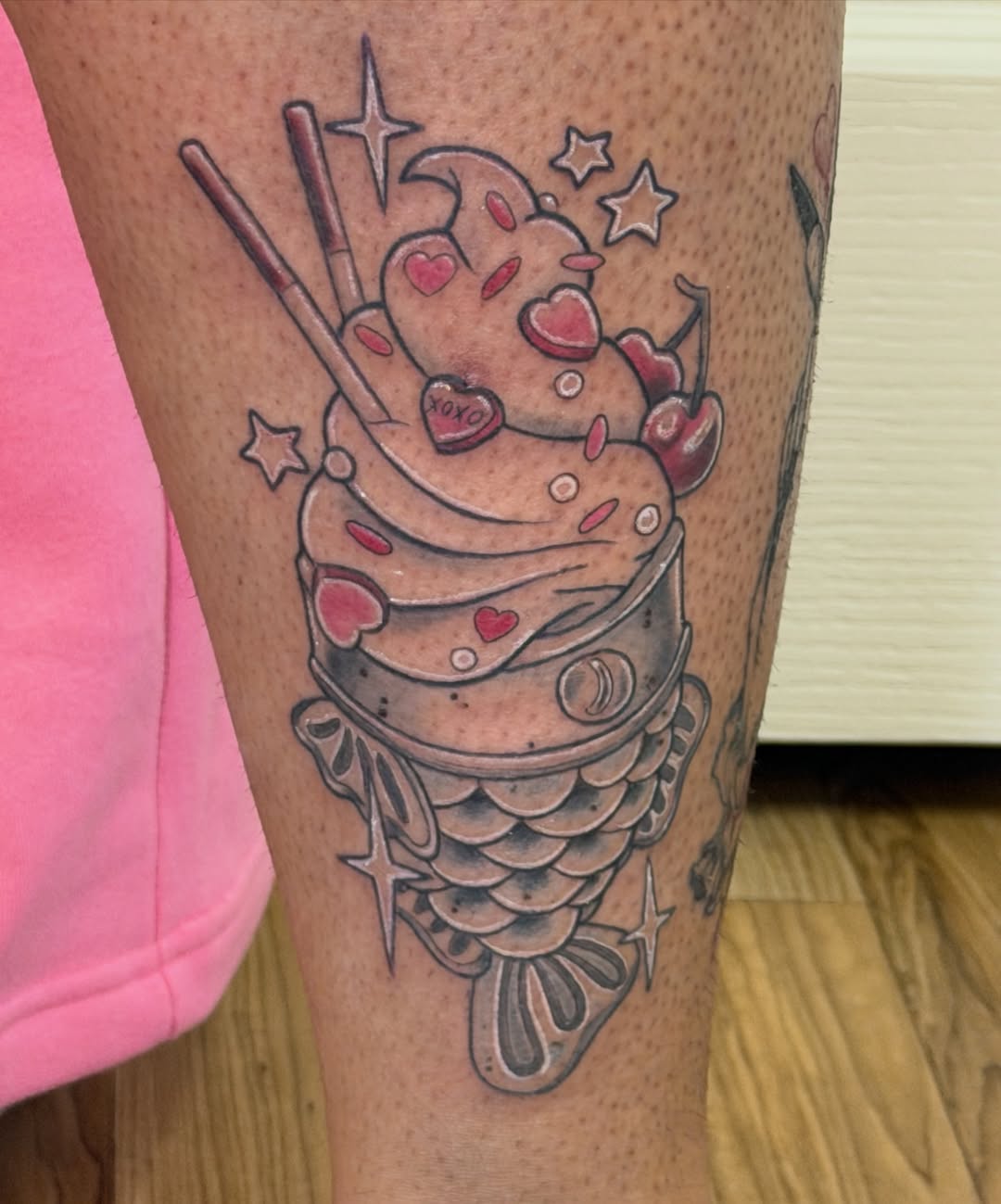 Tattoo by @mandocastroart — illustrative, new_school