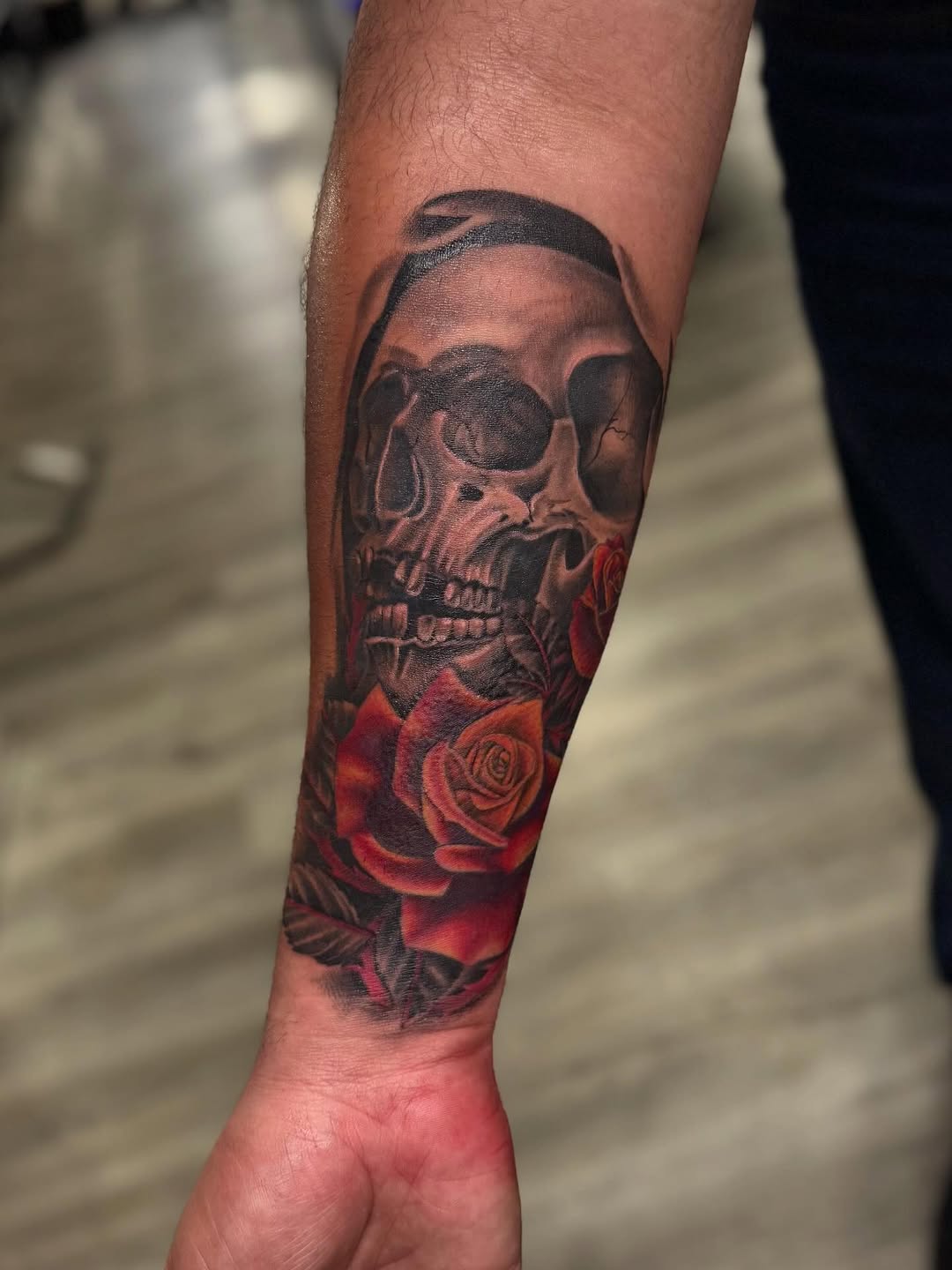 Tattoo by @chynastonecold — realism, black_and_grey