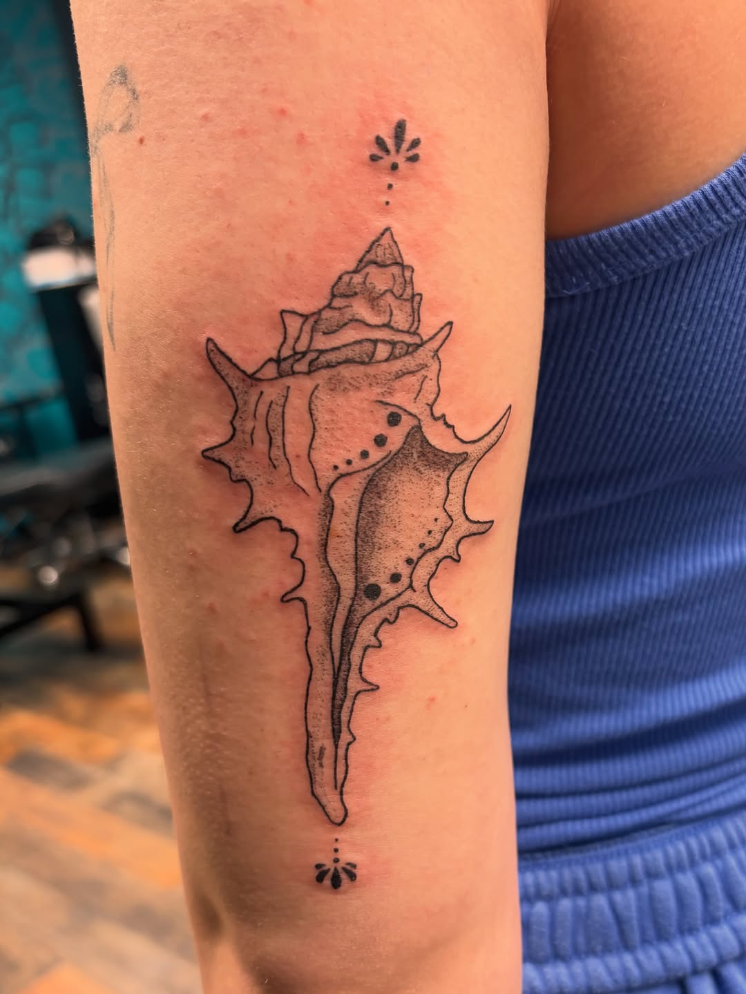 Tattoo by @tacat217 — fine_line, dotwork