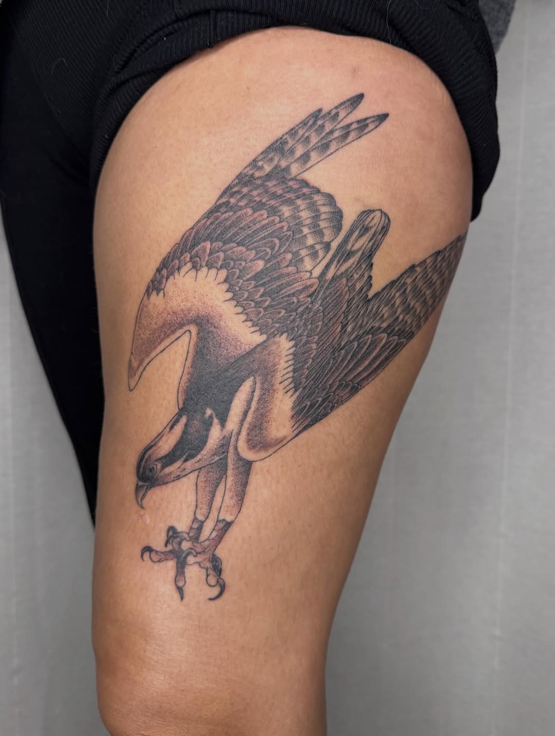 Tattoo by @mothmilk — realism, black_and_grey