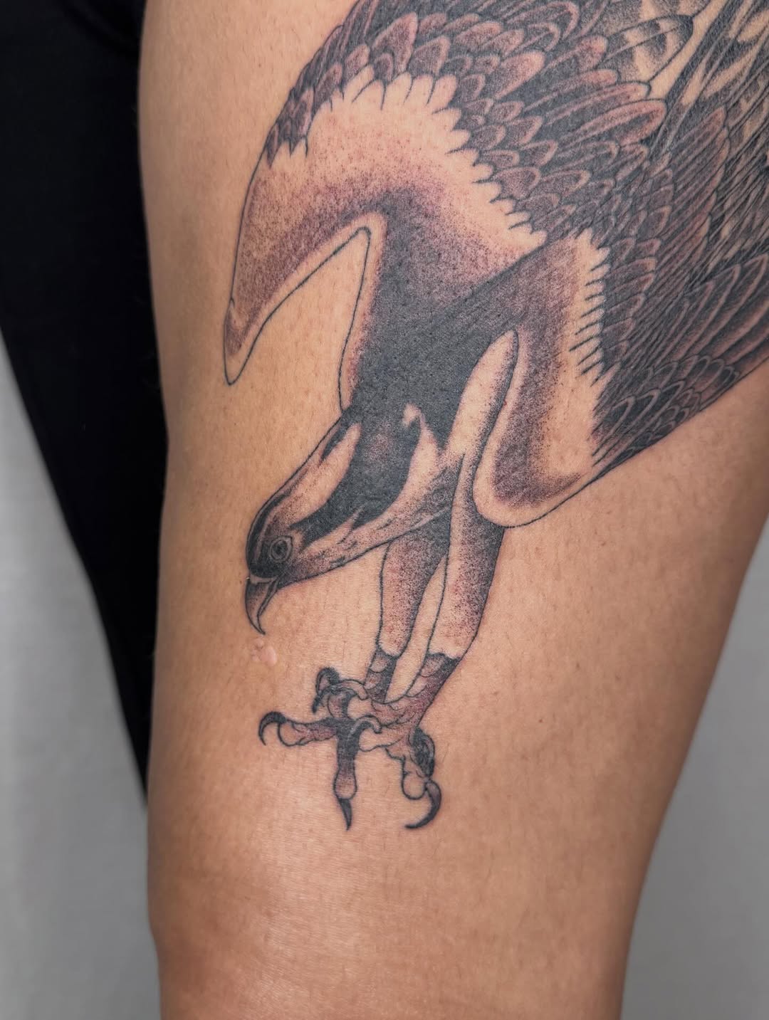 Tattoo by @mothmilk — realism, black_and_grey
