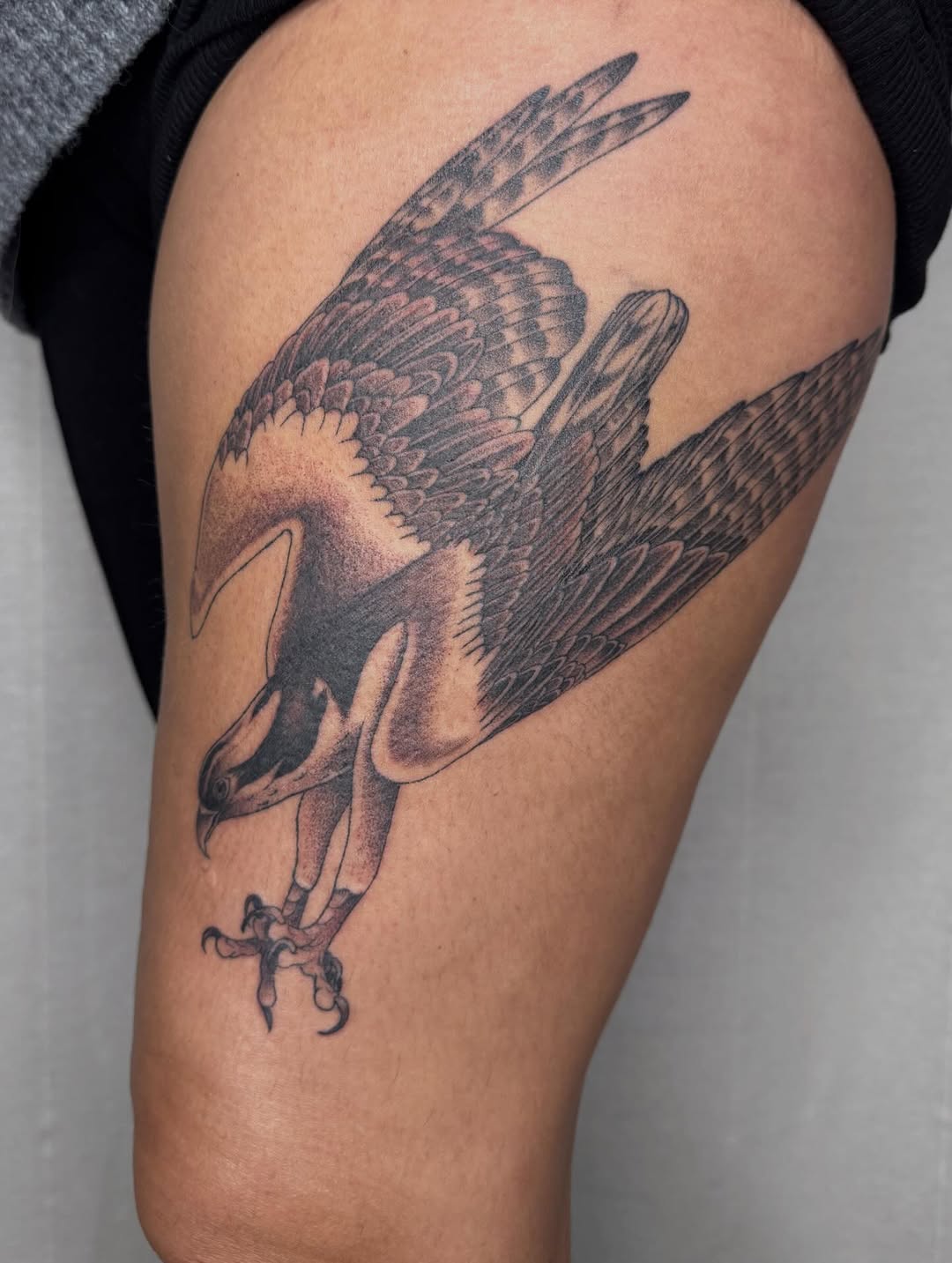 Tattoo by @mothmilk — realism, black_and_grey