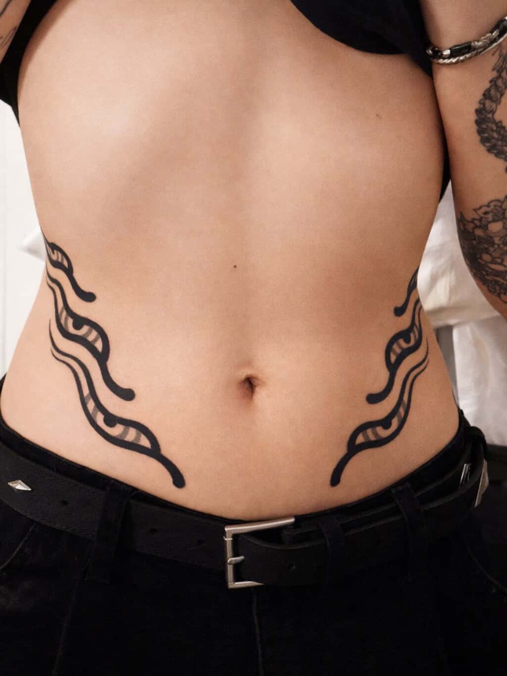 Tattoo by @fishermaaaaaaaan — blackwork, illustrative