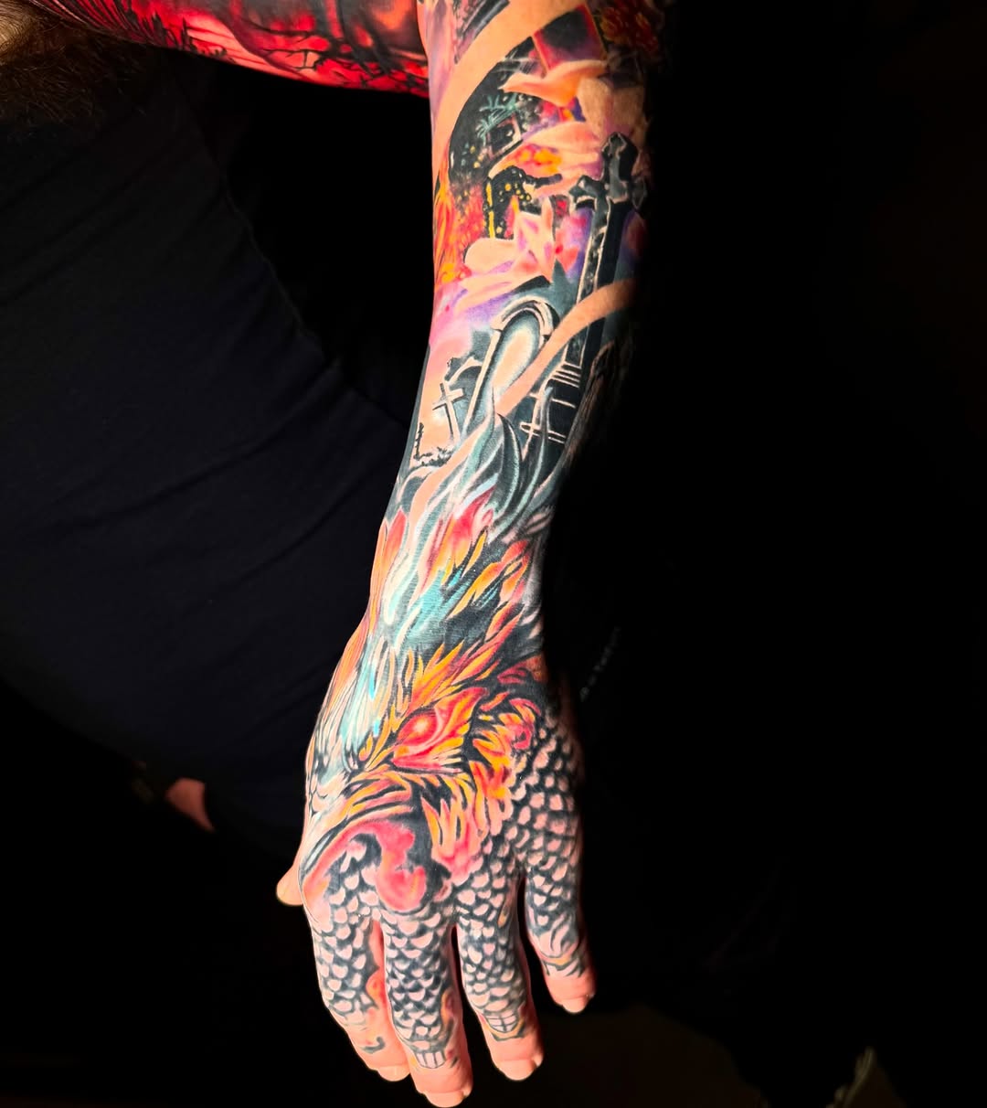 Tattoo by @kamil_inki — realism, trash_polka