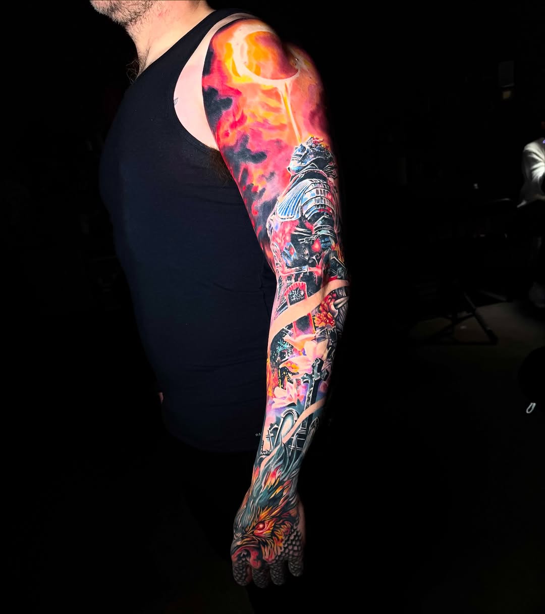 Tattoo by @kamil_inki — realism, trash_polka