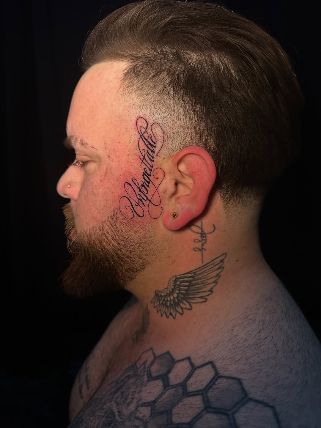 Tattoo by @dennisalejandrotattoos โ lettering_script, fine_line