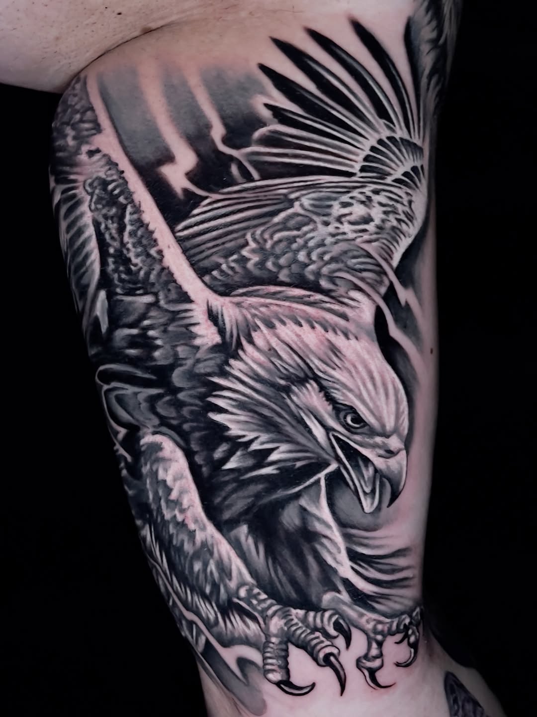 Tattoo by @svityktattoo_msk — realism, black_and_grey
