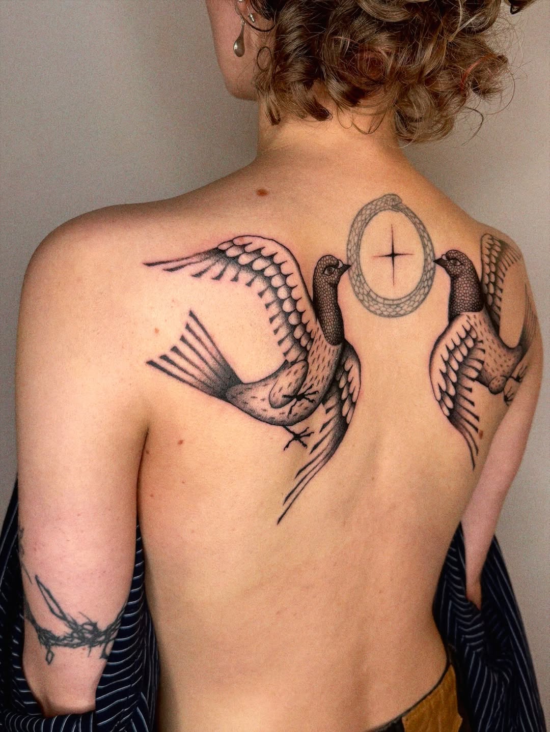 Tattoo by @inkshame — black_and_grey