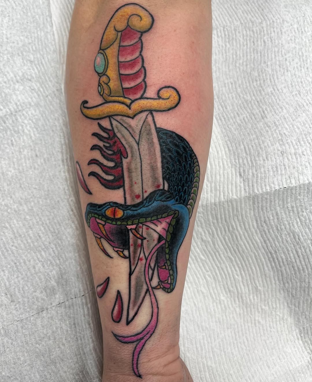 Tattoo by @needles.jpeg β american_traditional