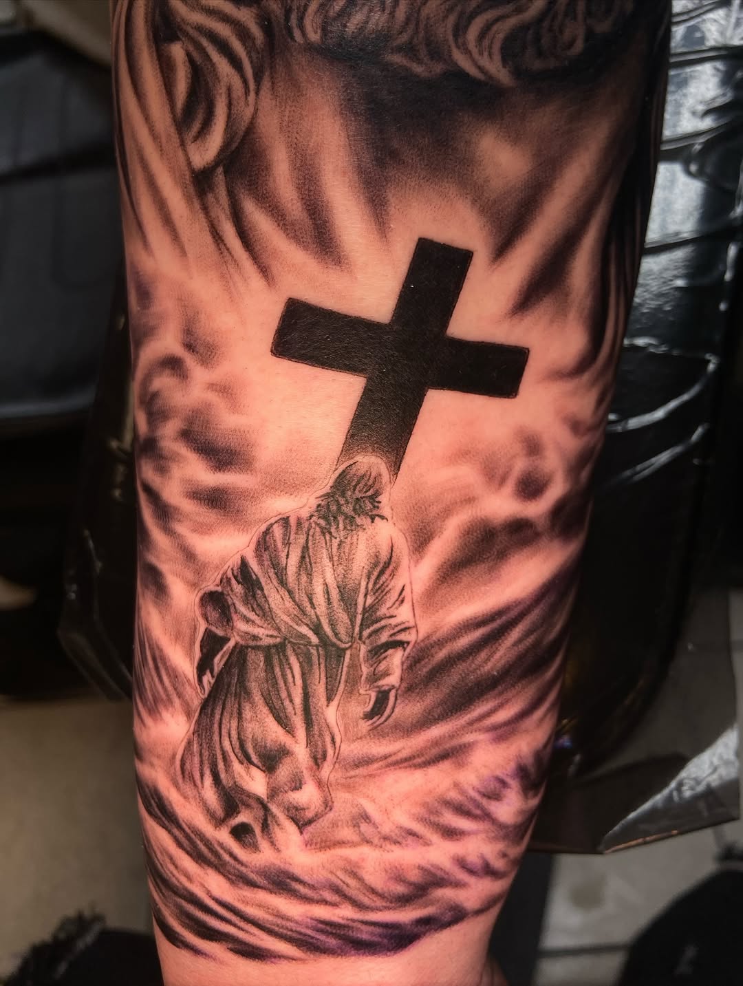Tattoo by @yuyuicyink โ realism, black_and_grey