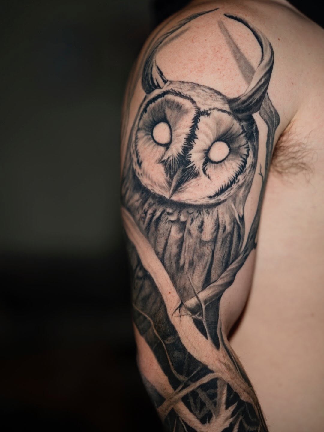 Tattoo by @tattooedbydavid โ black_and_grey, realism