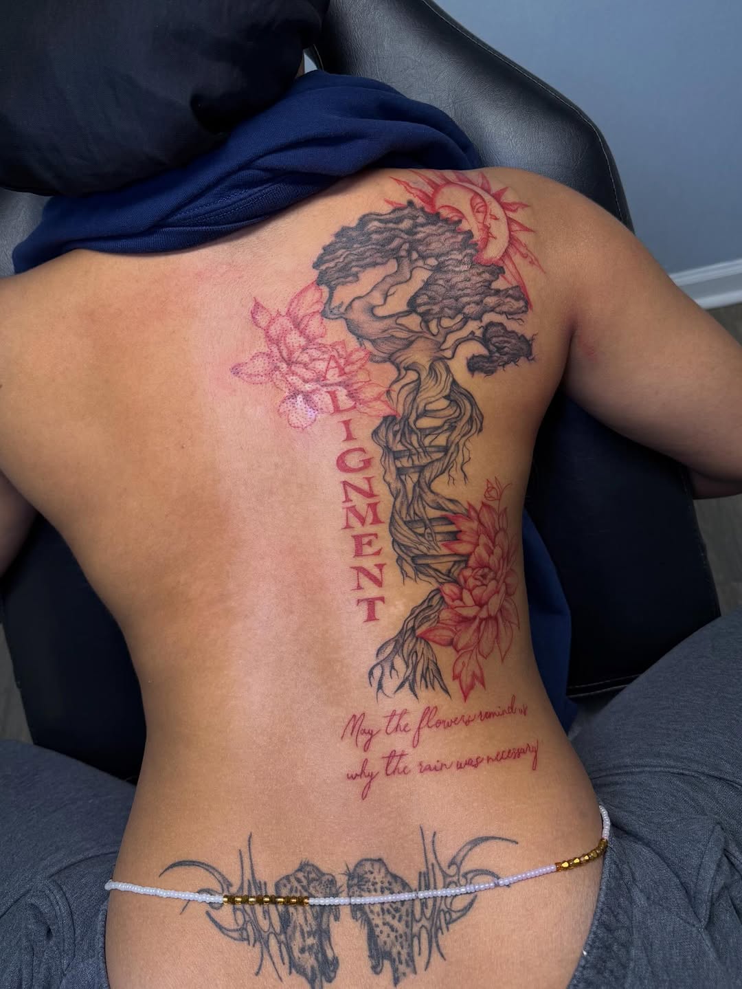 Tattoo by @stephsworldofink — lettering_script, black_and_grey