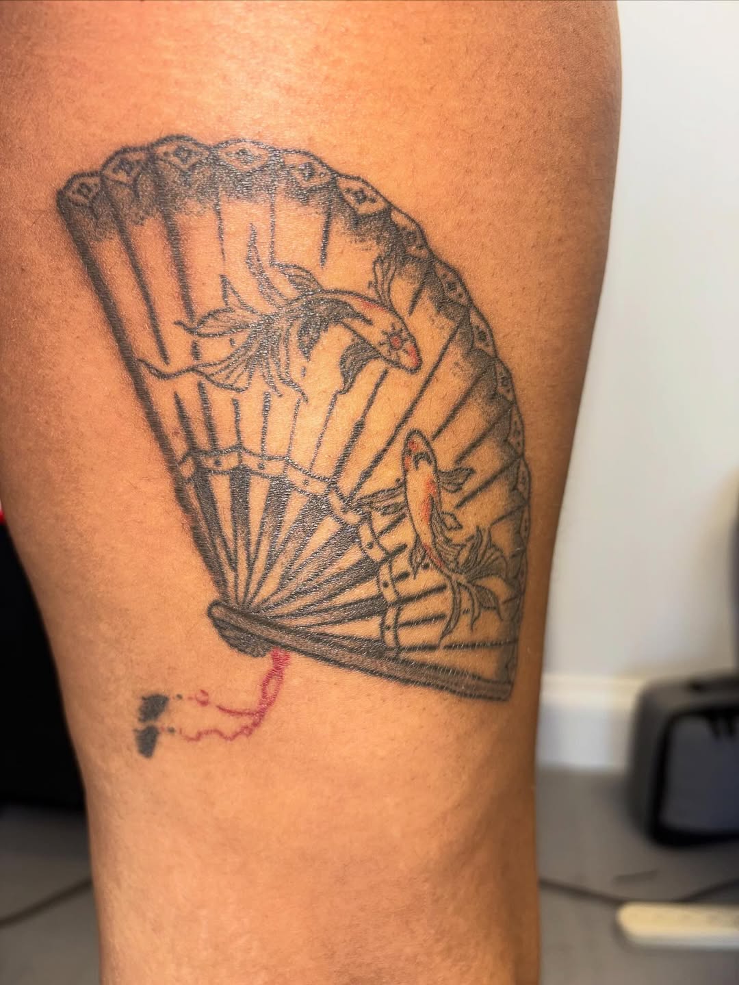 Tattoo by @lopez.j.tattoos โ japanese_irezumi, black_and_grey