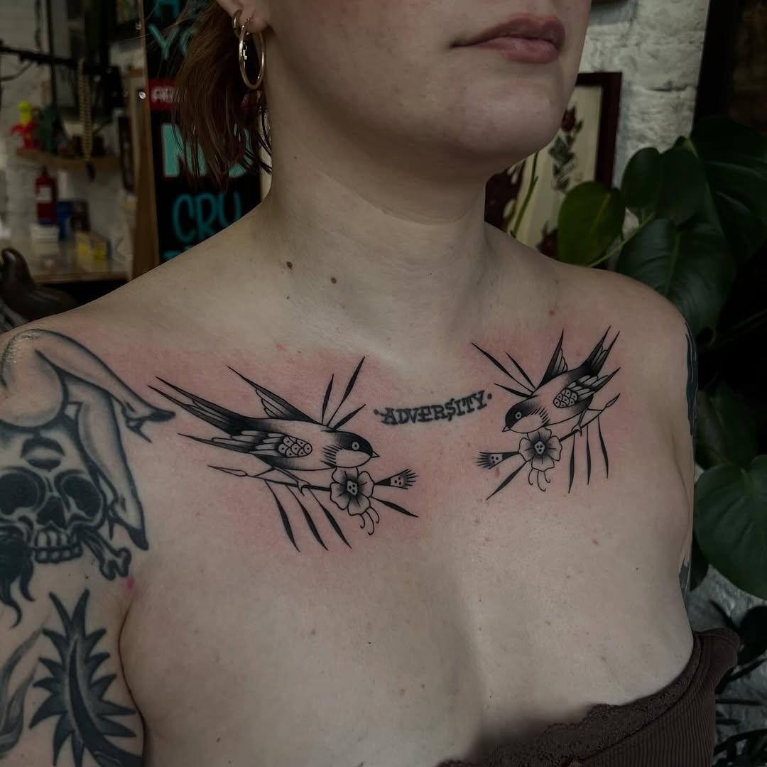 Tattoo by @erae.tattoo โ american_traditional, lettering_script