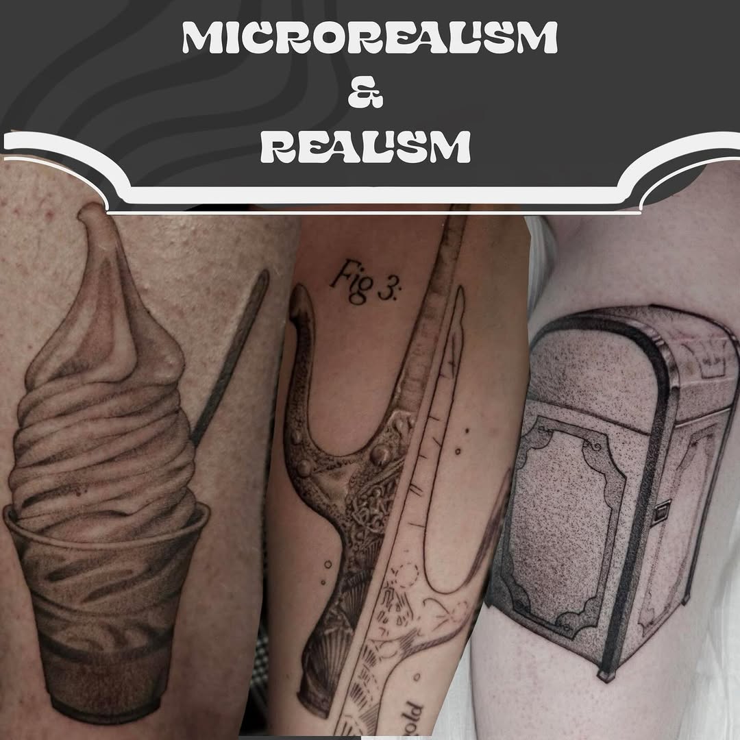 Tattoo by @swirly.boi — realism, black_and_grey
