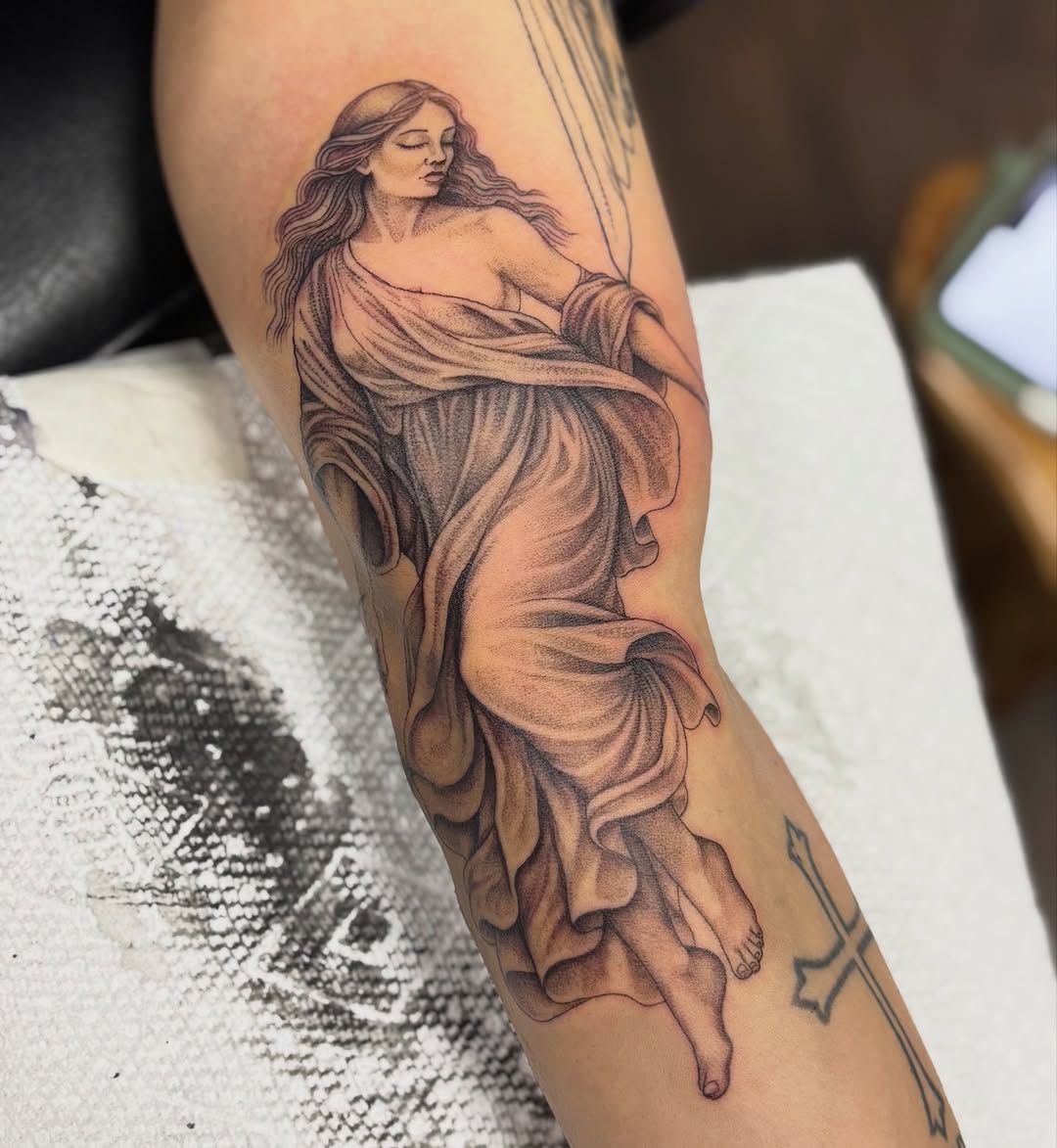 Tattoo by @sydhonn — realism, black_and_grey