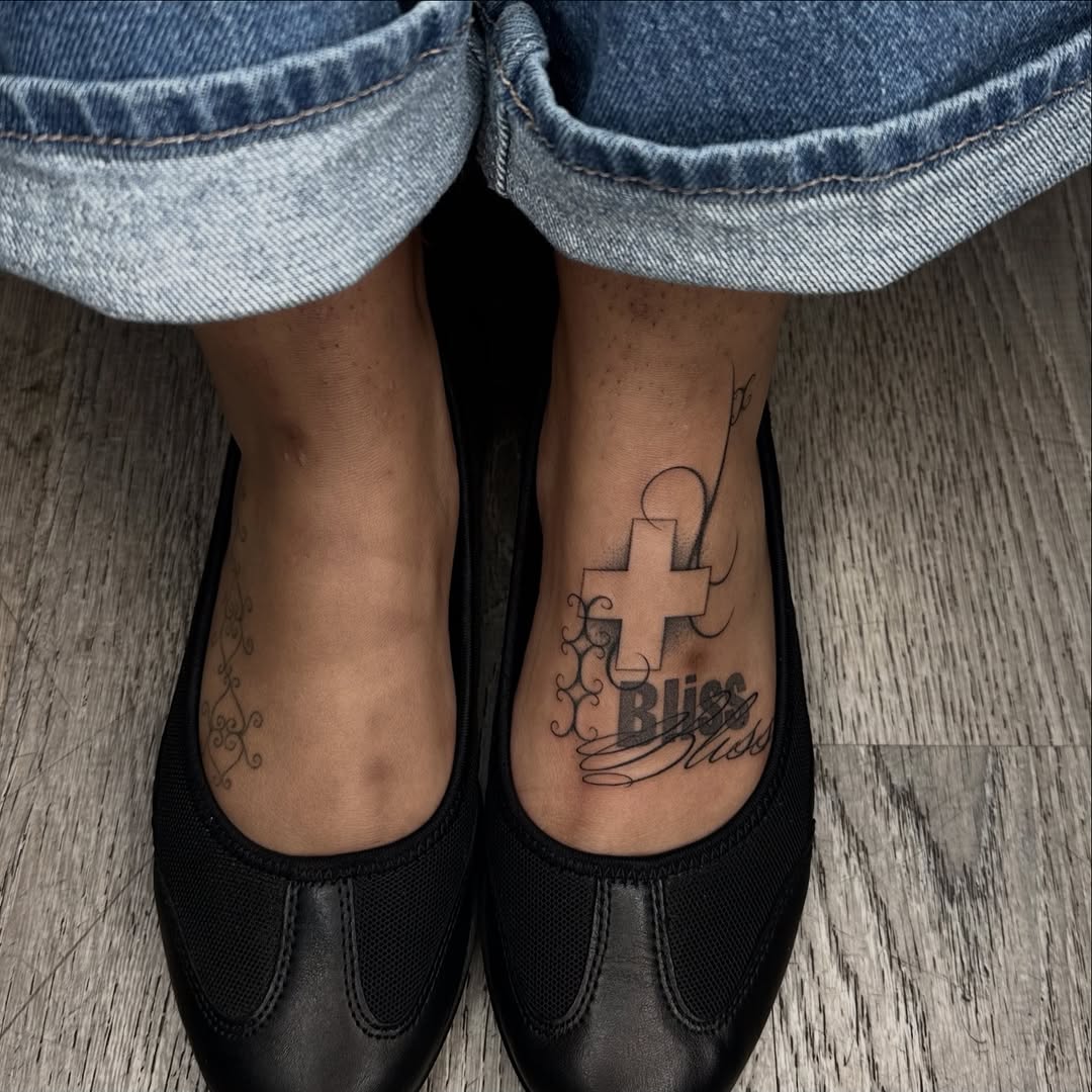 Tattoo by @sofia.tats โ fine_line, lettering_script