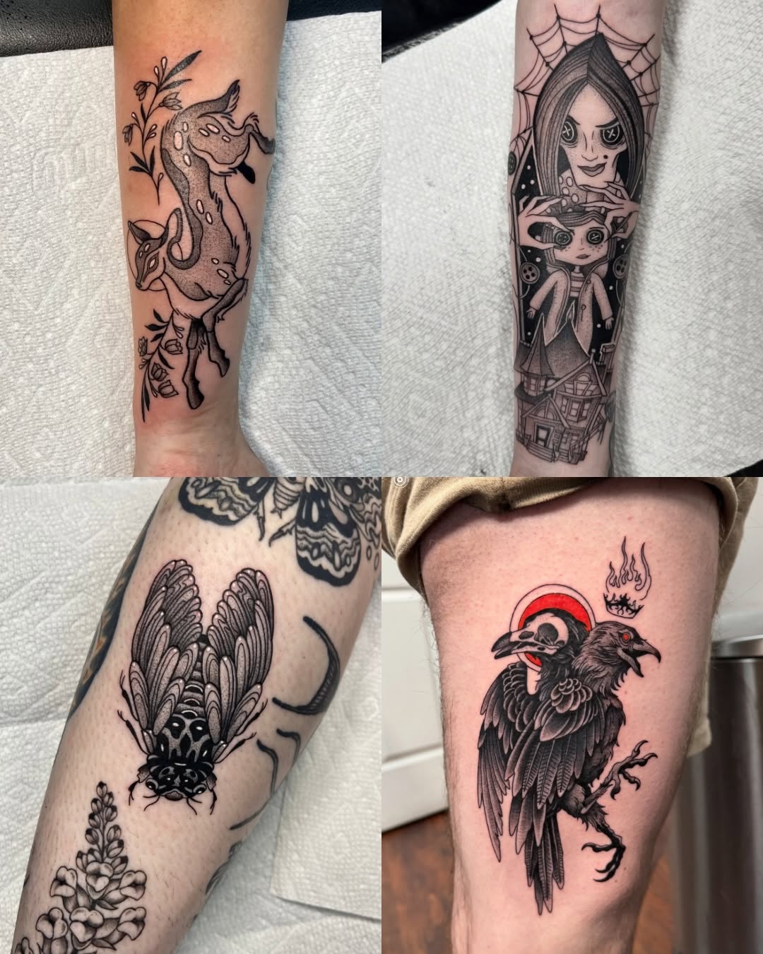 Tattoo by @inkofeden — black_and_grey