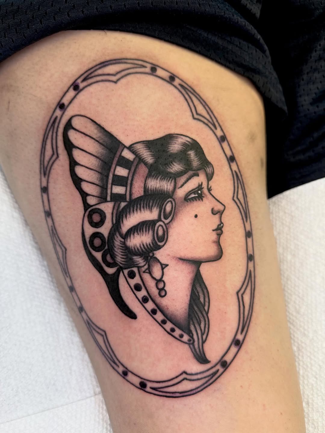 Tattoo by @babyjesus_tattoos — american_traditional, illustrative