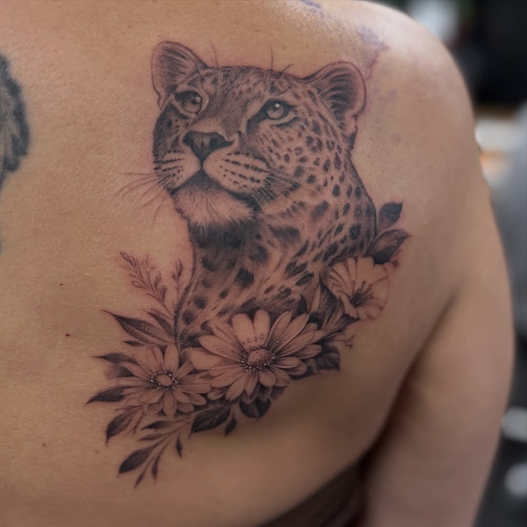 Tattoo by @ambergram_chicago — realism, black_and_grey