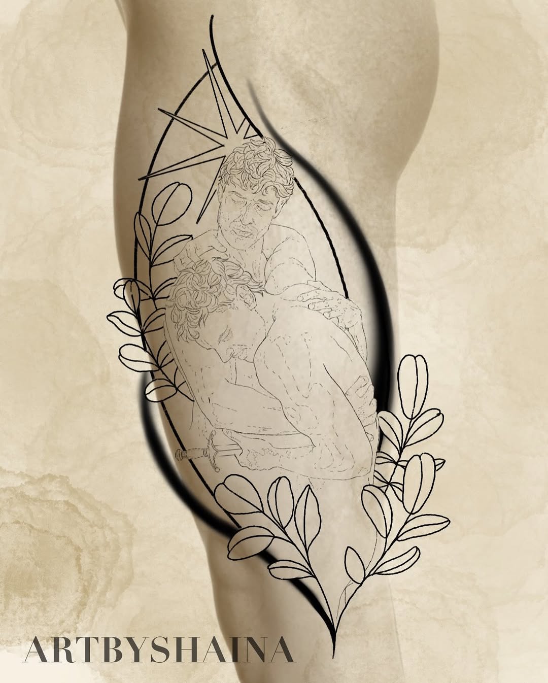 Tattoo by @artbyshaina — fine_line, illustrative