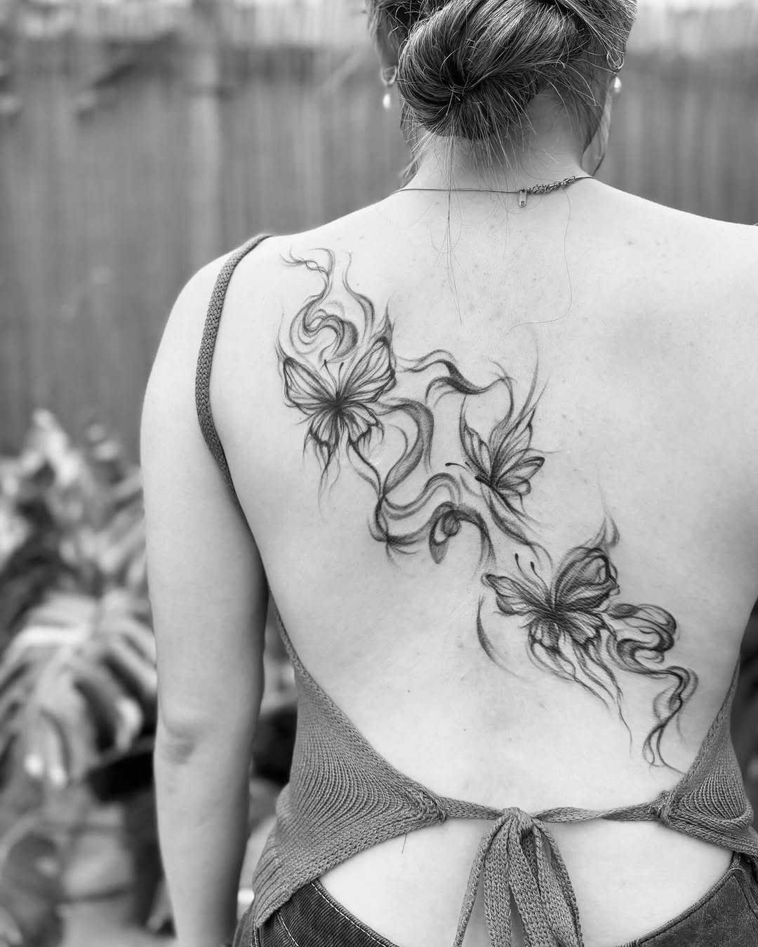 Tattoo by @nganvu.tattoo — black_and_grey, fine_line