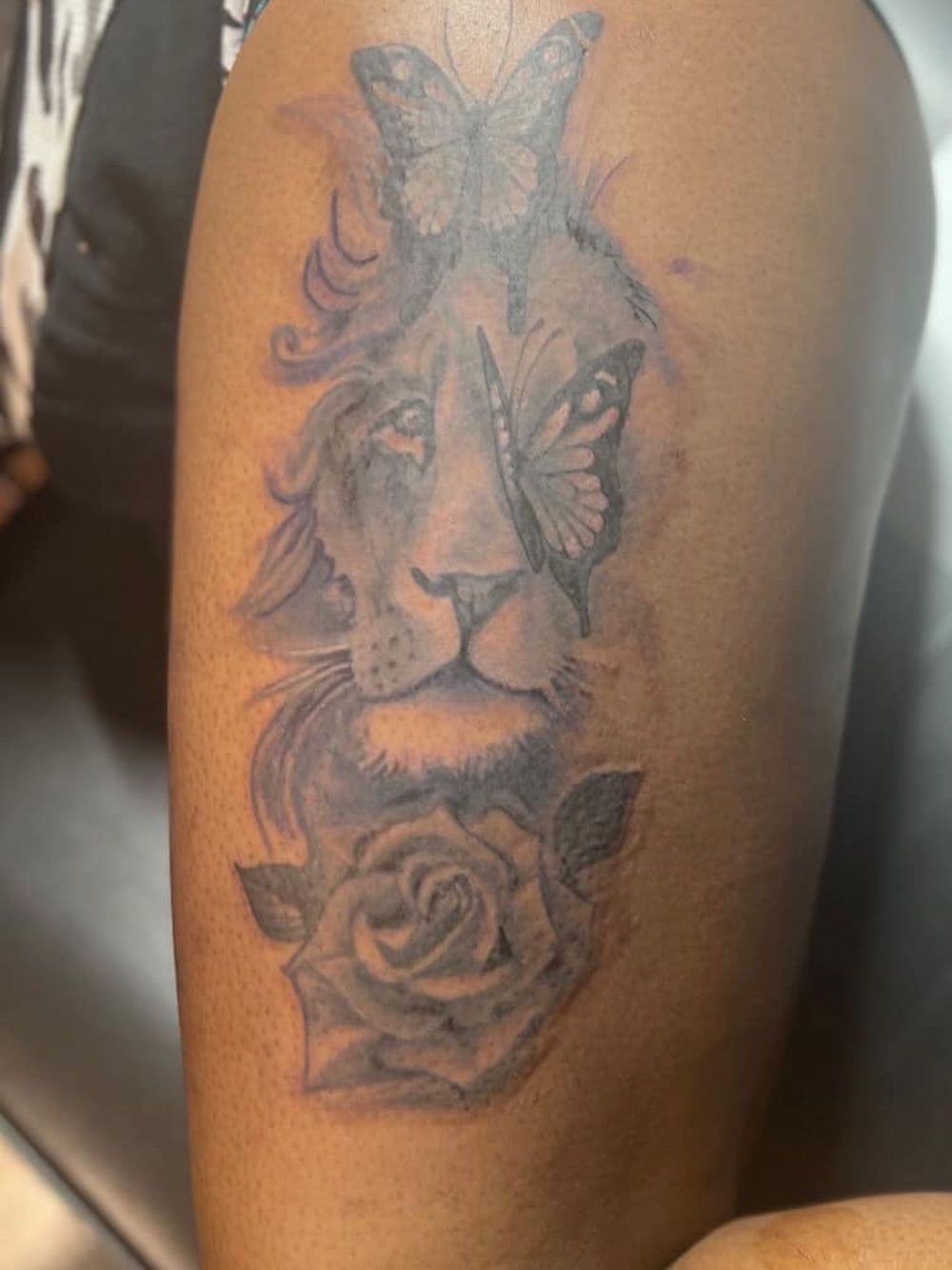 Tattoo by @juiceinkythings — black_and_grey, realism