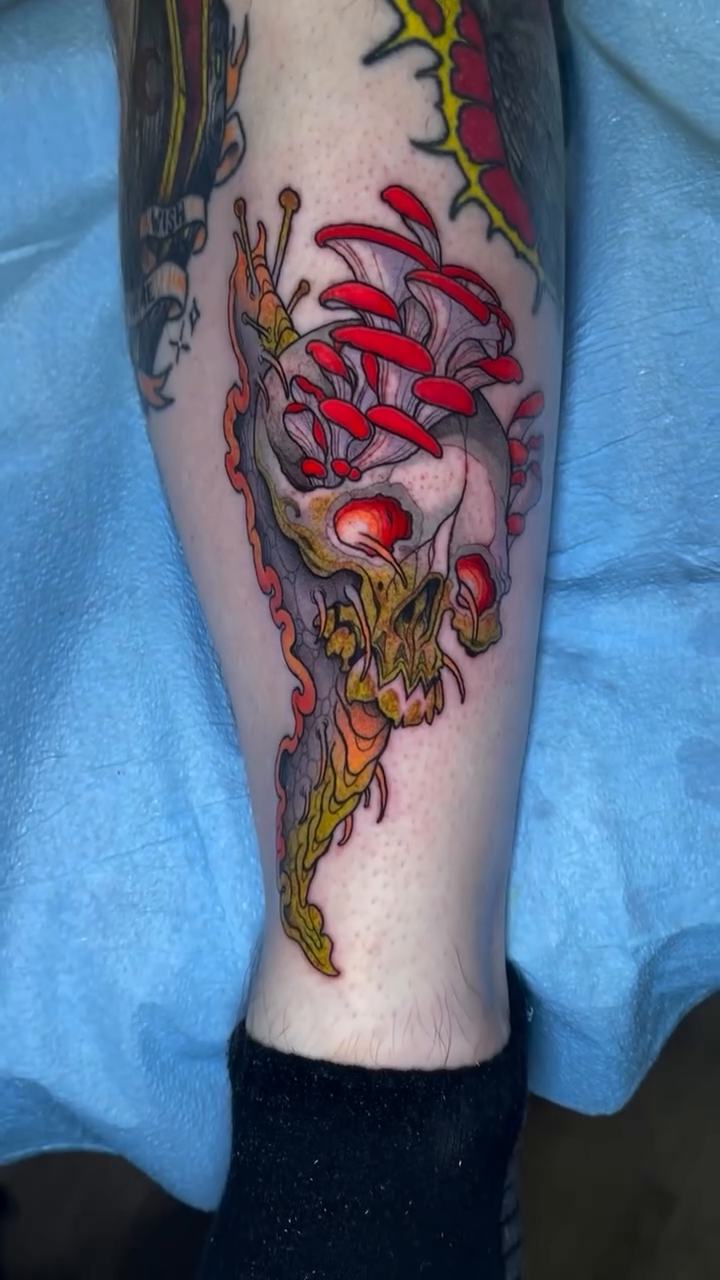 Tattoo by @evan.clark.tattoo — neo_traditional, dark_realism
