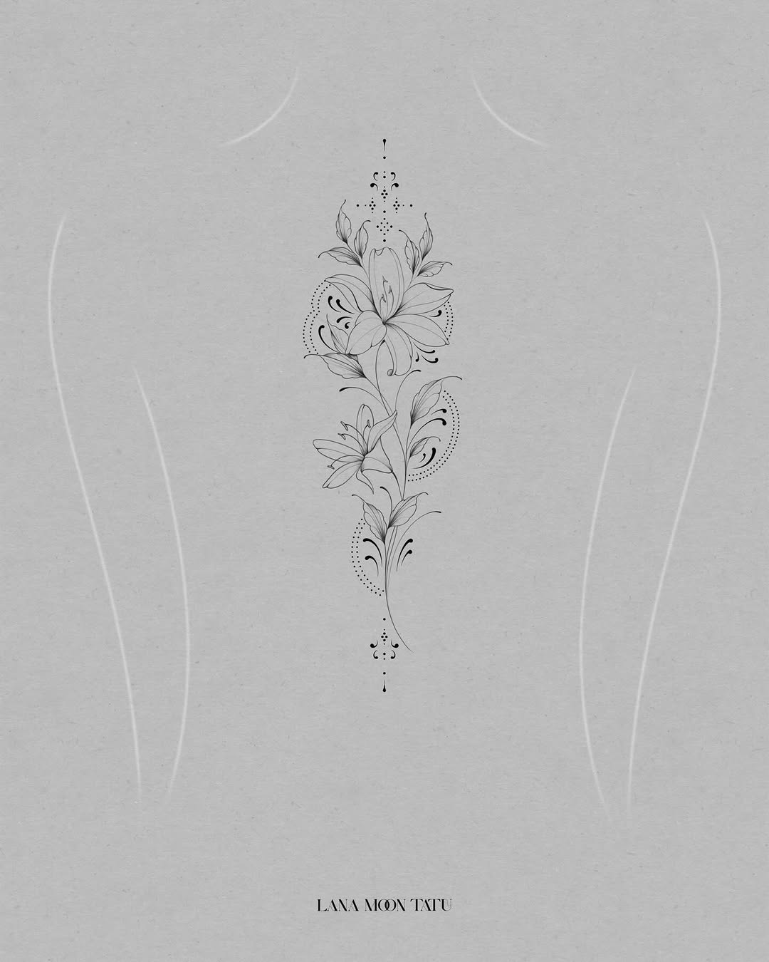 Tattoo by @lanamoontatu — fine_line, ornamental