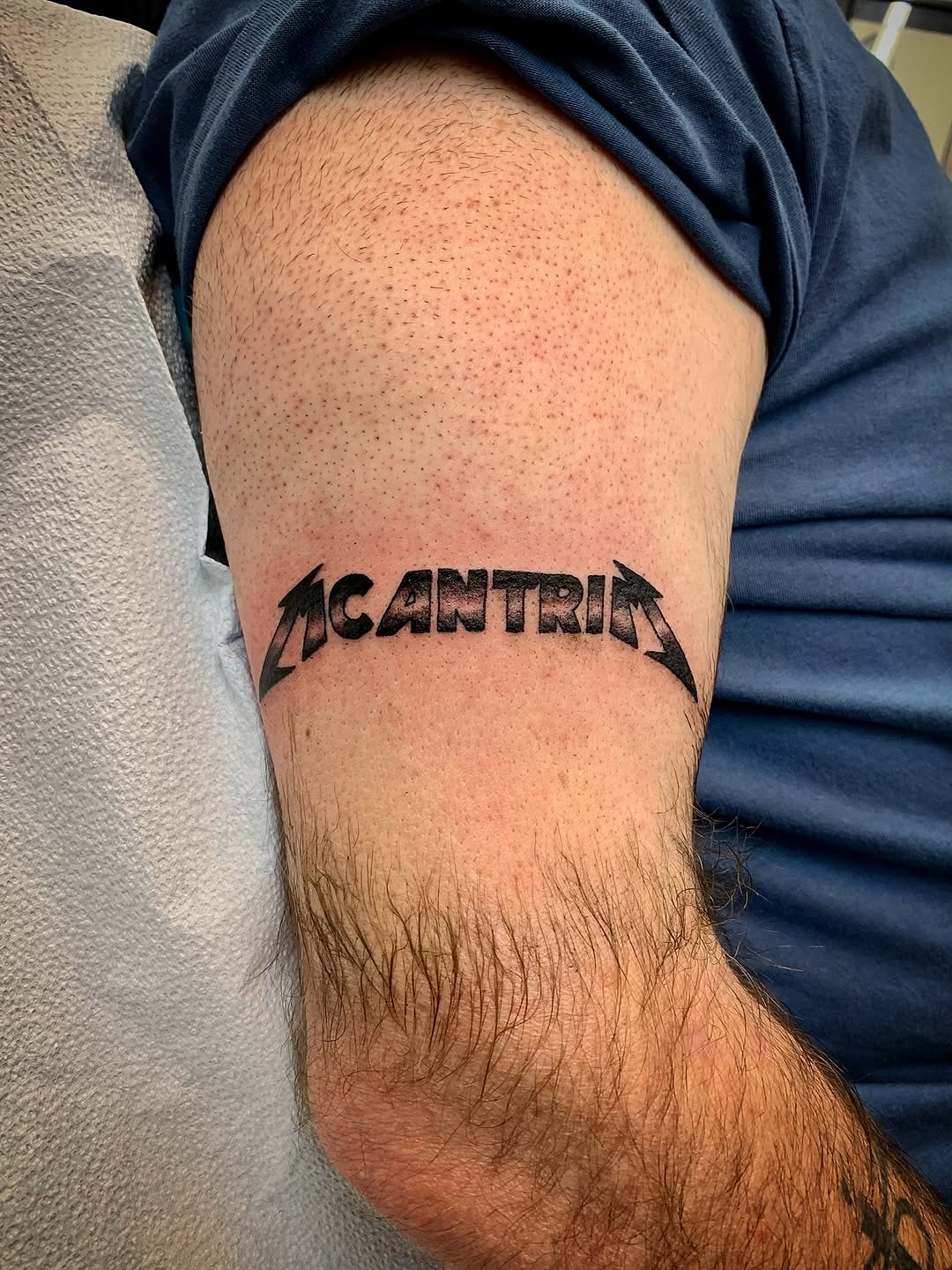 Tattoo by @laura.jade.tattoos β lettering_script, illustrative